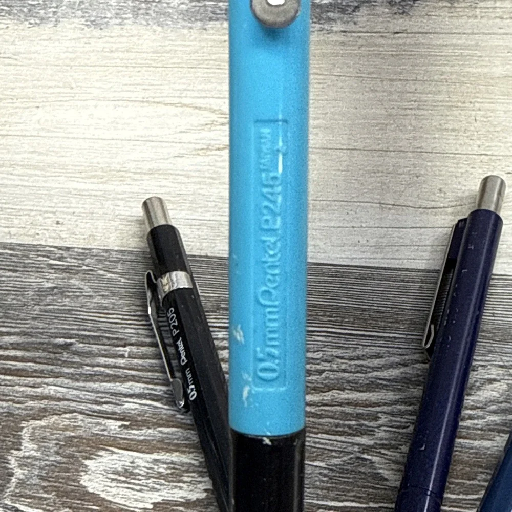 Vtg Mechanical Drafting Pencil Lot Pentel P245 Pentel P205, Pilot H227